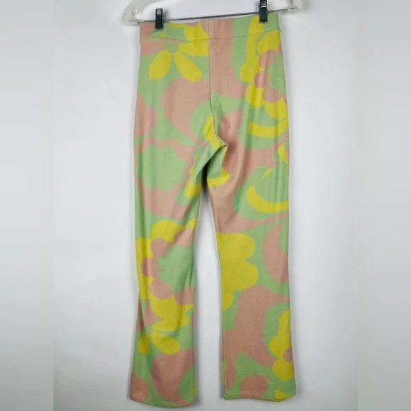 Zara NWT Pastel Camo Patterned Women's Leggings Pants - Picture 6 of 6
